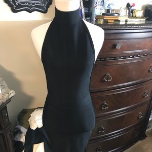Meilun Black bodycon dress